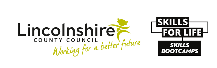 Lincolnshire County Council Skills for  Life Logo