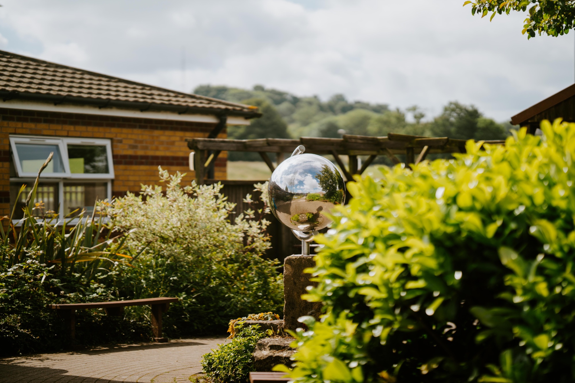 An image of our outdoor break area
