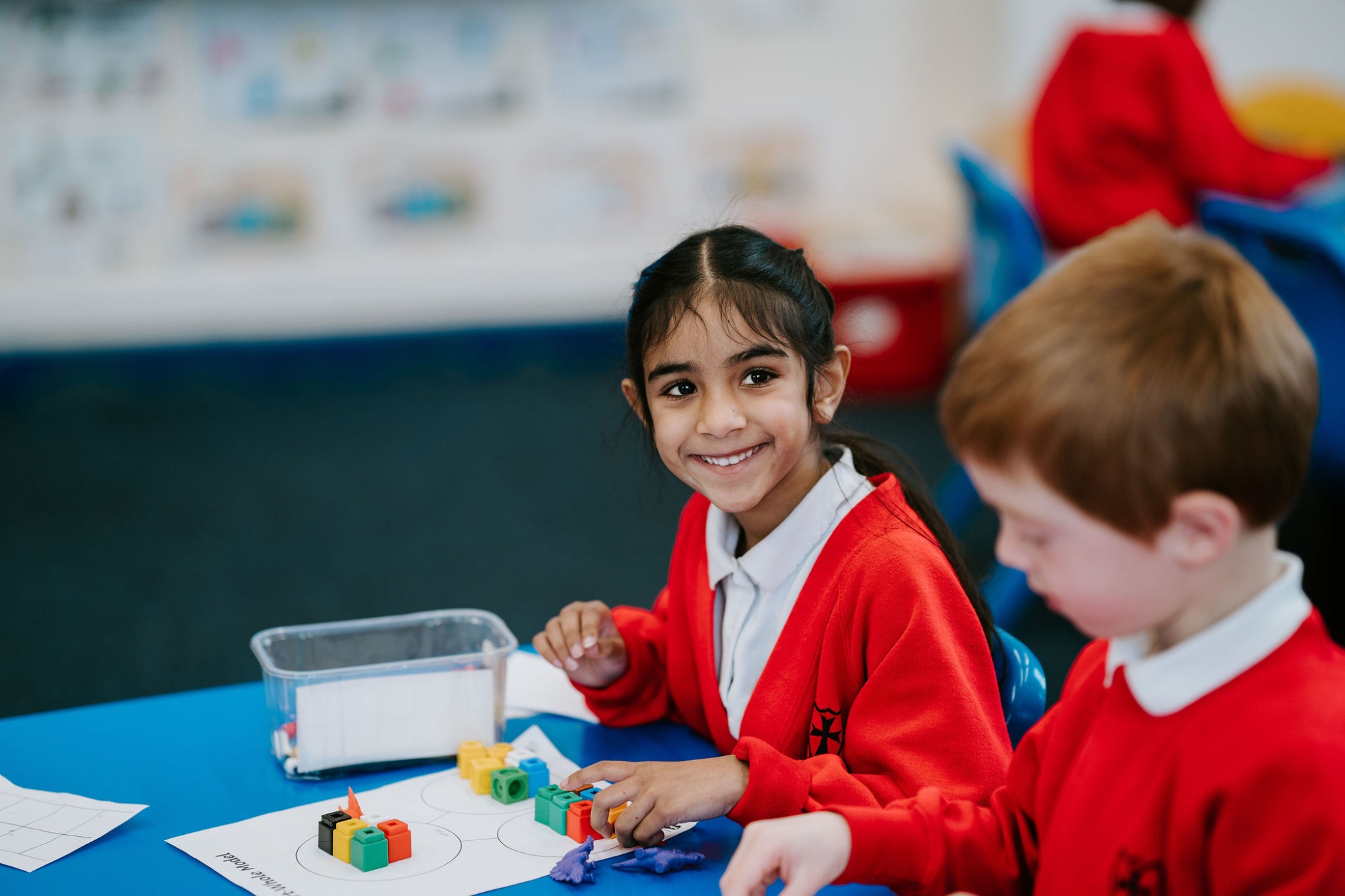 Two students during playtime